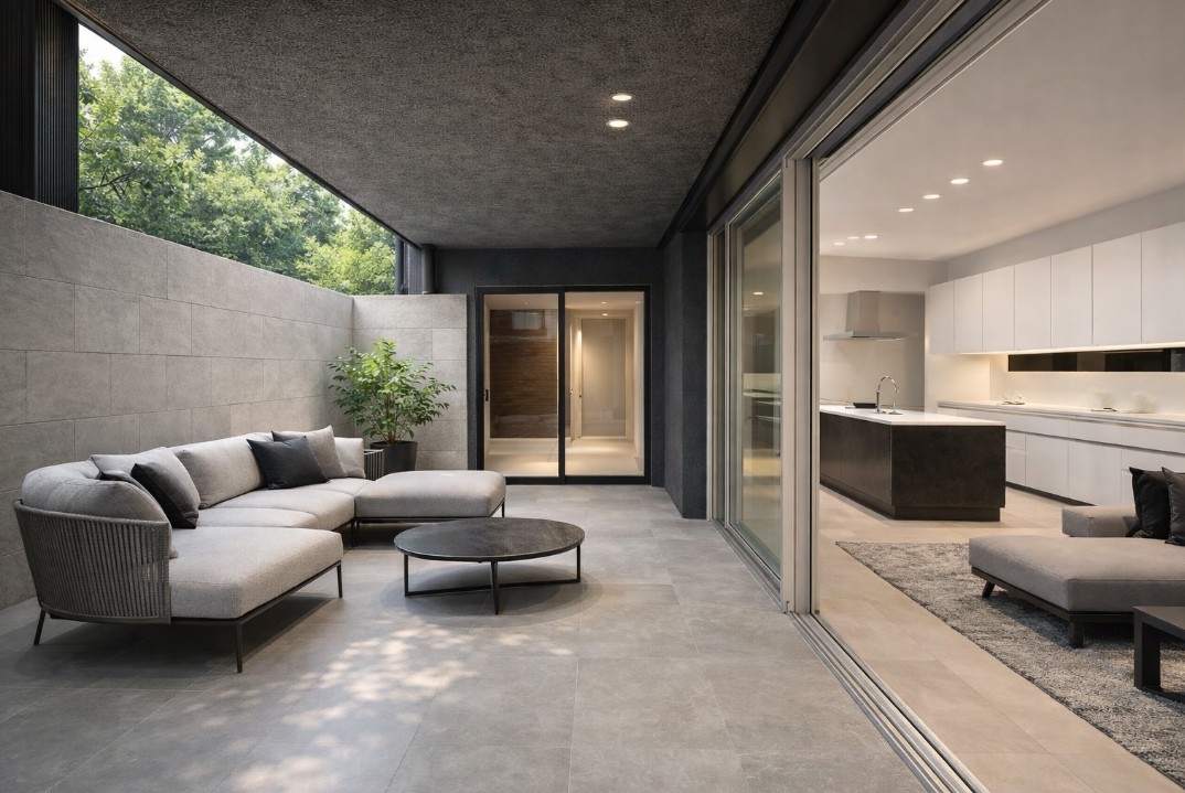 内的外部という設計思想｜ホテルライクに設計するリビングとつながる半外部空間が暮らしを豊かにする住まい