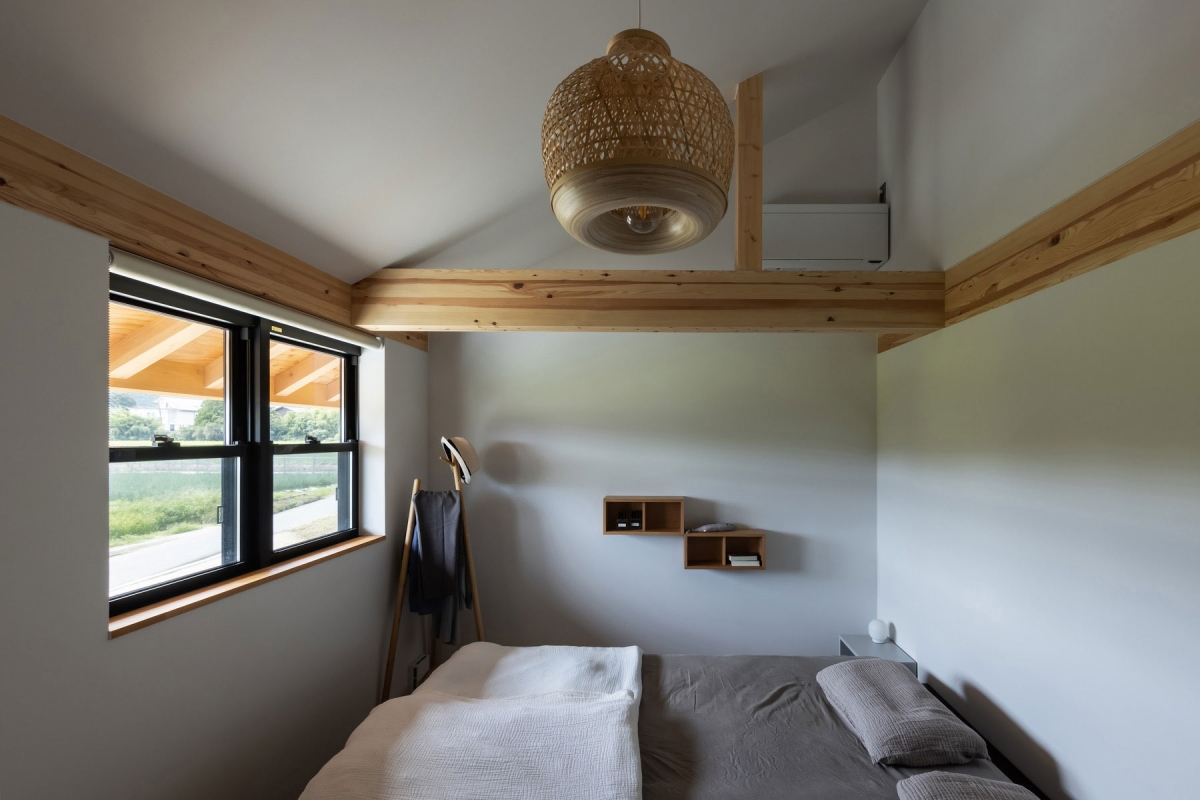 葛城山麓の家｜夫婦の寝室