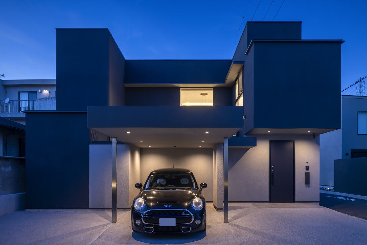 外観　中庭　コートハウス