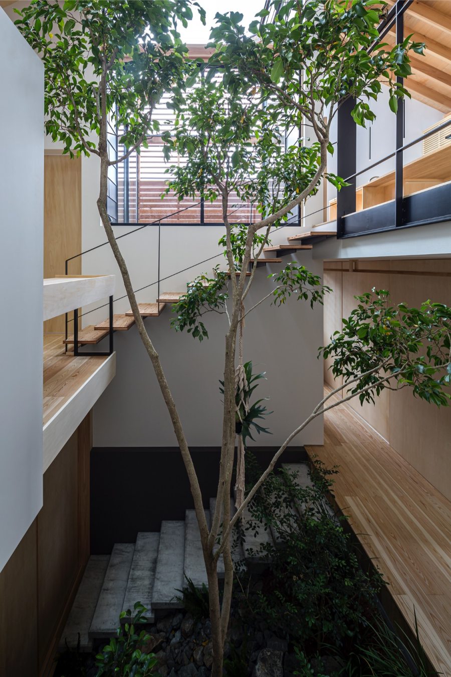 階段と吹き抜け