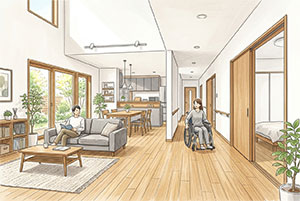 建築家・設計事務所が手がけるバリアフリー住宅 - 実例・間取り・費用・設計ポイント