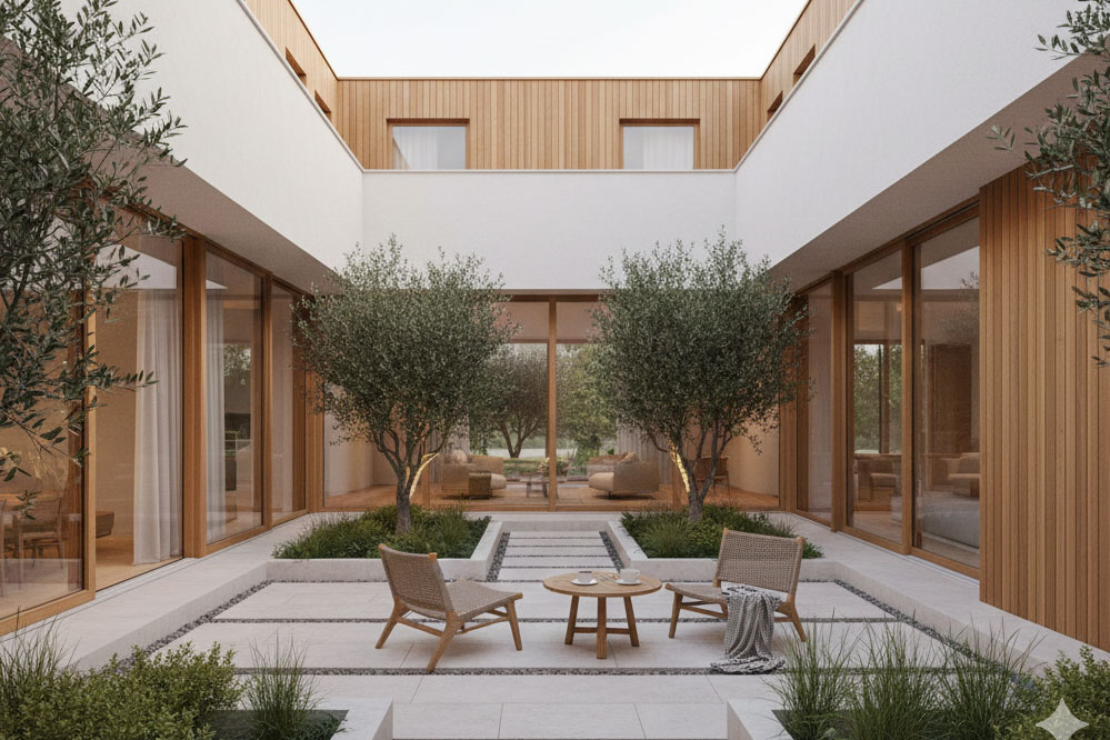 建築家・設計事務所が手がけるコートハウス - 中庭・坪庭・光庭住宅の実例・設計ポイント