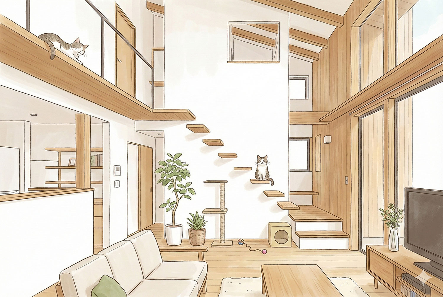 建築家・設計事務所が手がけるペット共生住宅。ワンちゃん・ネコちゃんも快適な家の実例・設計ポイント